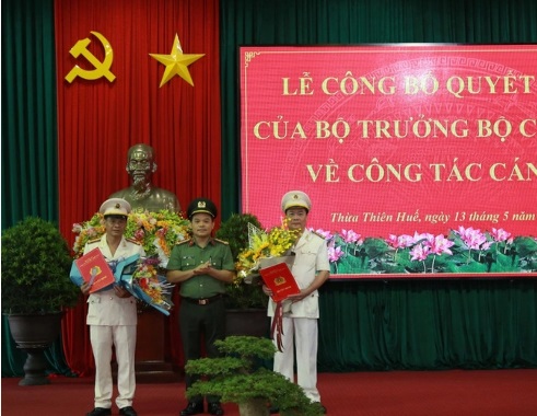 TT Huế: Bổ nhiệm 2 Phó giám đốc Công an tỉnh