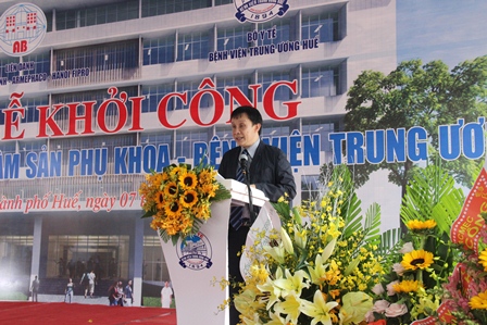 Bệnh viện TW Huế sắp có thêm Trung tâm Sản phụ khoa hiện đại