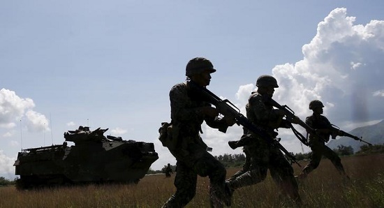 Mỹ – Philippines giảm tập trận chung