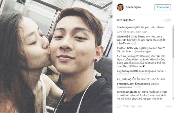 Hoài Lâm công khai bạn gái là cháu của nghệ sĩ Quốc Bảo