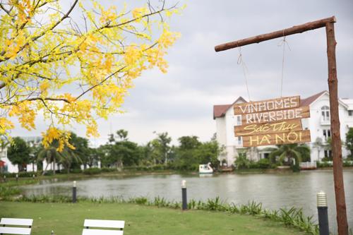 Ngất ngây “Sắc thu Hà Nội” tại Vinhomes Riverside