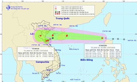 Áp thấp nhiệt đới khả năng mạnh lên thành bão, Vịnh Bắc Bộ tiếp tục có mưa dông
