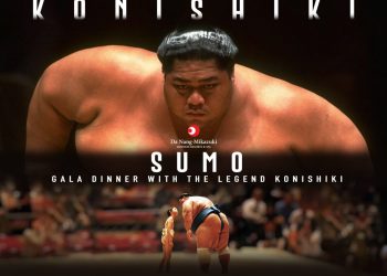 Cựu đô vật hàng đầu thế giới Konishiki xuất hiện tại Đà Nẵng nhân sự kiện Sumo lần đầu tiên được tổ chức