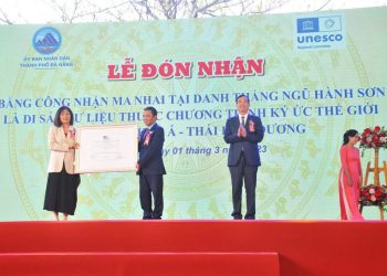 Đà Nẵng đón nhận danh hiệu di sản văn hóa thế giới đầu tiên: Tư liệu Ma nhai tại danh thắng Ngũ Hành Sơn