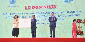 Đà Nẵng đón nhận danh hiệu di sản văn hóa thế giới đầu tiên: Tư liệu Ma nhai tại danh thắng Ngũ Hành Sơn