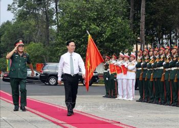 Chủ tịch nước Võ Văn Thưởng thăm và làm việc tại Quân khu 9