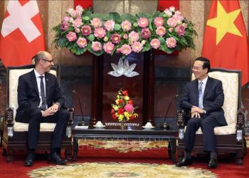 Chủ tịch nước Võ Văn Thưởng tiếp Chủ tịch Hội đồng Quốc gia Thụy Sĩ