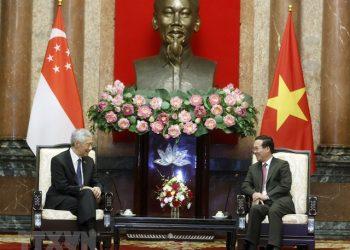 Chủ tịch nước Võ Văn Thưởng tiếp Thủ tướng Singapore Lý Hiển Long