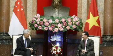 Chủ tịch nước Võ Văn Thưởng tiếp Thủ tướng Singapore Lý Hiển Long