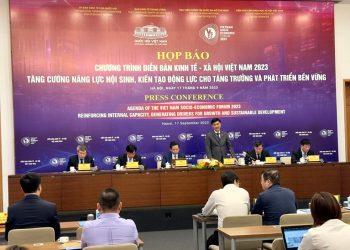 Họp báo Diễn đàn kinh tế – xã hội Việt Nam 2023 “Tăng cường năng lực nội sinh, kiến tạo động lực cho tăng trưởng và phát triển bền vững”