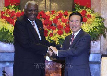 Chủ tịch nước Võ Văn Thưởng tiếp Chủ tịch Quốc hội Chính quyền Nhân dân Cuba