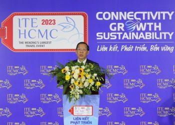 Hội chợ Du lịch Quốc tế TP Hồ Chí Minh lần thứ 17 năm 2023 (ITE HCMC 2023) đã chính thức khai mạc với chủ đề “Liên kết, phát triển, bền vững”