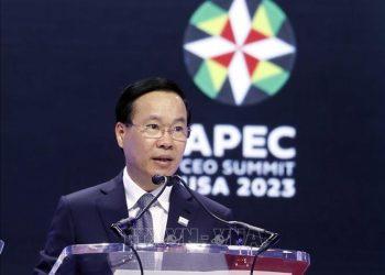 Chủ tịch nước Võ Văn Thưởng phát biểu tại Hội nghị Thượng đỉnh Doanh nghiệp APEC 2023