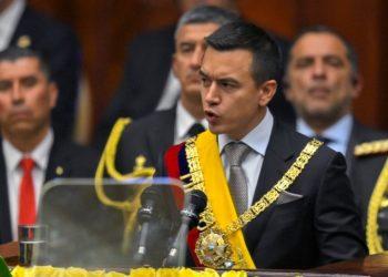Ông Daniel Noboa chính thức trở thành Tổng thống Ecuador