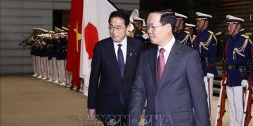 Lễ đón chính thức Chủ tịch nước Võ Văn Thưởng thăm Nhật Bản