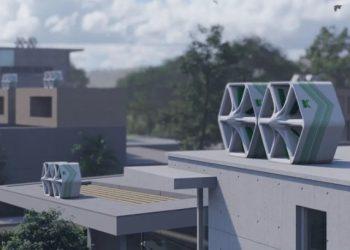 Turbine gió không cánh quạt sản xuất năng lượng ngay cả ở tốc độ gió thấp trong môi trường đô thị