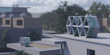 Turbine gió không cánh quạt sản xuất năng lượng ngay cả ở tốc độ gió thấp trong môi trường đô thị