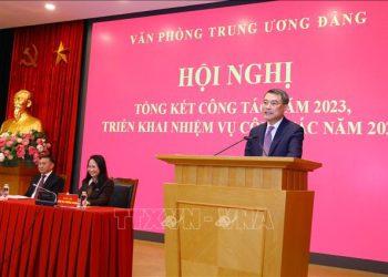 Văn phòng Trung ương Đảng tổ chức Hội nghị tổng kết công tác năm 2023, triển khai nhiệm vụ công tác năm 2024