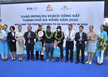 Sân bay quốc tế Đà Nẵng đón khách đầu năm mới 2024