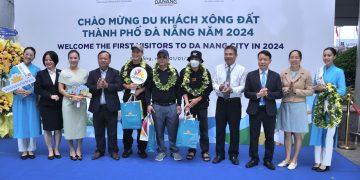 Sân bay quốc tế Đà Nẵng đón khách đầu năm mới 2024