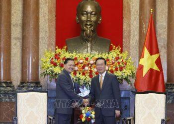 Chủ tịch nước Võ Văn Thưởng tiếp Phó Thủ tướng Campuchia Neth Savoeun