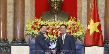 Chủ tịch nước Võ Văn Thưởng tiếp Phó Thủ tướng Campuchia Neth Savoeun