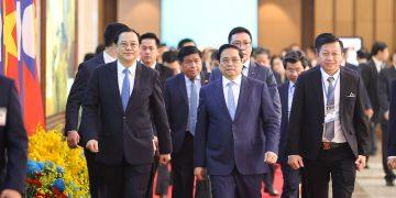 Thủ tướng Phạm Minh Chính và Thủ tướng Lào đồng chủ trì kỳ họp lần thứ 46 Ủy ban liên Chính phủ về hợp tác song phương