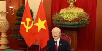 Tổng Bí thư Nguyễn Phú Trọng điện đàm với Tổng thống Liên bang Nga Vladimir Putin