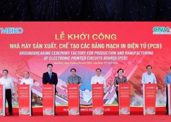 Tập đoàn Meiko Electronics (Nhật Bản) khởi công nhà máy gần 500 triệu USD tại Hòa Bình