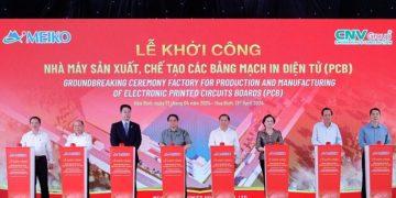 Tập đoàn Meiko Electronics (Nhật Bản) khởi công nhà máy gần 500 triệu USD tại Hòa Bình