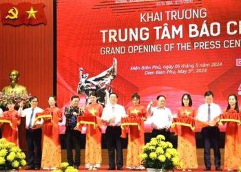 Khai trương Trung tâm báo chí Kỷ niệm 70 năm chiến thắng Điện Biên Phủ