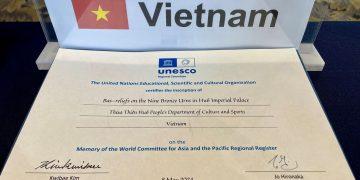 Những bản đúc nổi trên chín đỉnh đồng ở Hoàng cung Huế được vinh danh di sản tư liệu thế giới