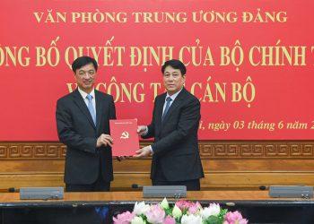 Thượng tướng Nguyễn Duy Ngọc được bổ nhiệm Chánh văn phòng Trung ương Đảng