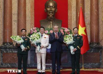 Thăng hàm Đại tướng Bộ trưởng Công an và Tổng Tham mưu trưởng QĐND Việt Nam