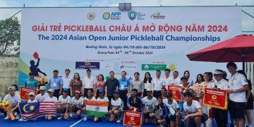 Quảng Nam tổ chức thành công Giải Trẻ Pickleball châu Á mở rộng năm 2024