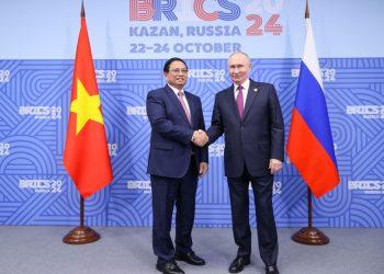 Thủ tướng Phạm Minh Chính hội đàm với Tổng thống Nga Vladimir Putin