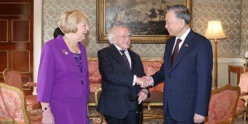 Tổng Bí thư, Chủ tịch nước Tô Lâm hội đàm với Tổng thống Ireland