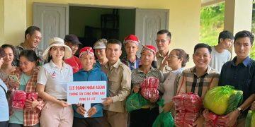 Câu lạc bộ doanh nhân ASEAN làm công tác xã hội tại thôn Nậm Trà