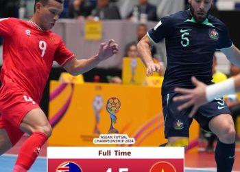 Loại Australia, tuyển futsal Việt Nam gặp Indonesia ở chung kết