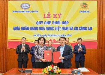 Bộ Công an và Ngân hàng nhà nước ký kết quy chế phối hợp