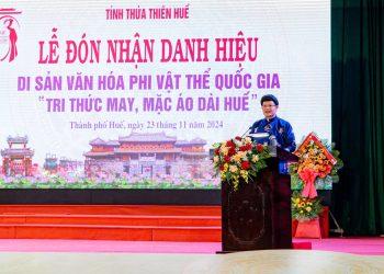 Thừa Thiên Huế nỗ lực và quyết tâm bảo tồn và phát huy di sản văn hóa phi vật thể quốc gia “tri thức may, mặc áo dài Huế”
