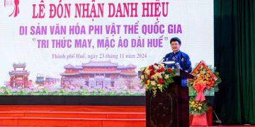 Thừa Thiên Huế nỗ lực và quyết tâm bảo tồn và phát huy di sản văn hóa phi vật thể quốc gia “tri thức may, mặc áo dài Huế”