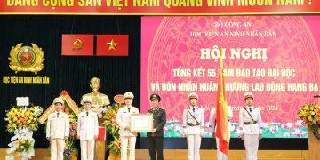 Học viện ANND đón nhận Huân chương Lao động hạng Ba và tổng kết tổng kết 55 năm đào tạo đại học
