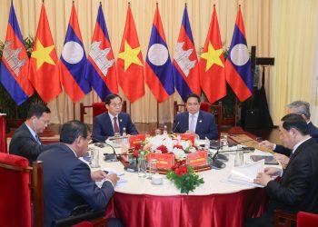 Việt Nam, Lào, Campuchia họp triển khai Kết luận Cuộc gặp giữa ba Người đứng đầu ba Đảng