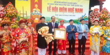 Thành phố Huế tổ chức Lễ đón nhận danh hiệu Di sản văn hóa phi vật thể quốc gia “Lễ hội Điện Huệ Nam”