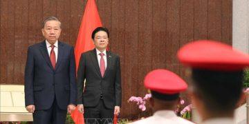 Tổng Bí thư Tô Lâm thăm chính thức Cộng hòa Singapore