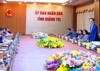 Thứ trưởng Bộ Ngoại giao Đỗ Hùng Việt làm việc với tỉnh Quảng Trị