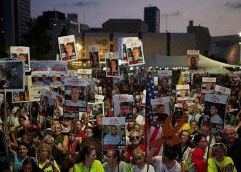 Hàng chục nghìn người xuống đường ở Tel Aviv phản đối chiến tranh Gaza