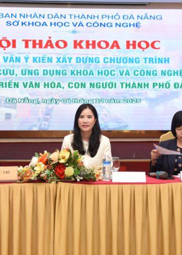 Ứng dụng khoa học công nghệ trong xây dựng, phát triển giá trị văn hoá, xã hội, con người Việt Nam
