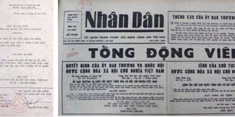 Lệnh tổng động viên năm 1979: Khơi dậy sức mạnh toàn dân trong cuộc chiến bảo vệ biên giới phía Bắc